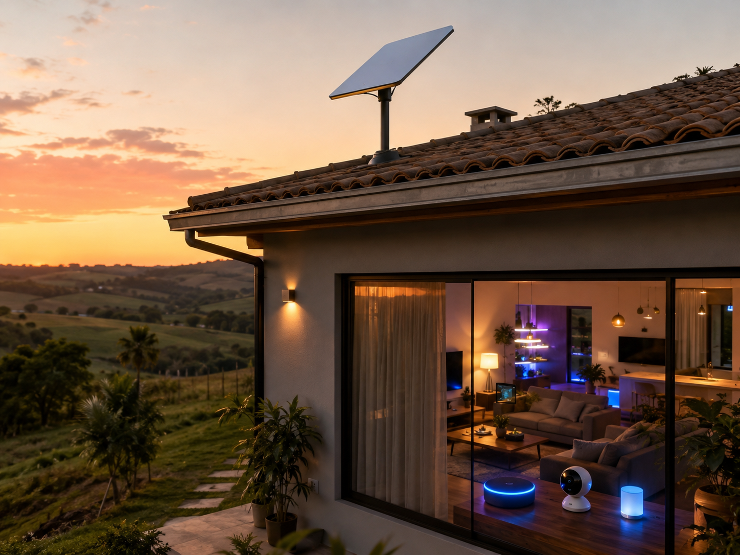 starlink casa inteligente alexa câmeras dispositivos wi-fi brasil